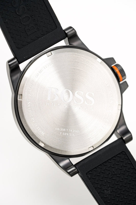 Hugo Boss Herrenuhr Orange Men S Watch Detroit Black – HB1550011