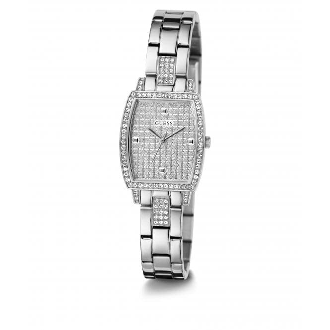 Guess Damenuhr Watches Ladies Brilliant Silver Tone Watch Gw0611l1 – GW0611L1