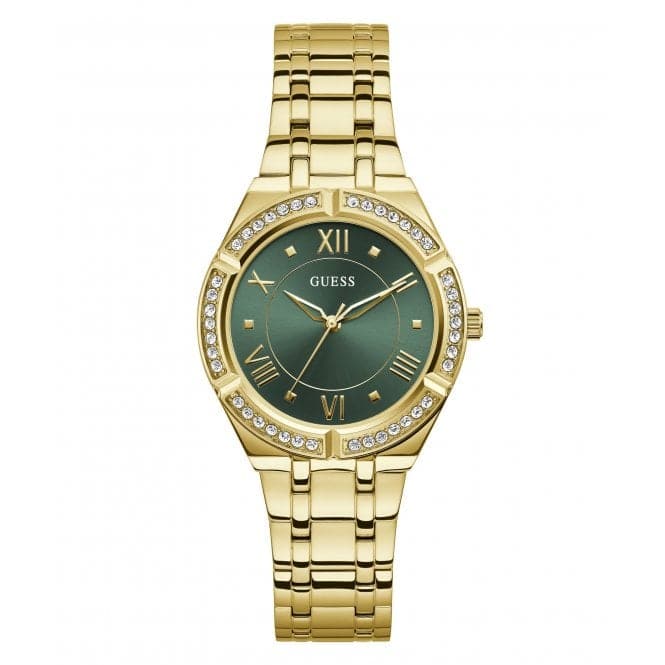 Guess Damenuhr Watches Ladies Cosmo Gold Tone Watch Gw0033l8 – GW0033L8