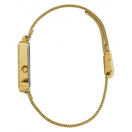 Guess Damenuhr Watches Ladies Fame Stainless Steel Mesh Gold Tone Watch Gw0508l2 – GW0508L2