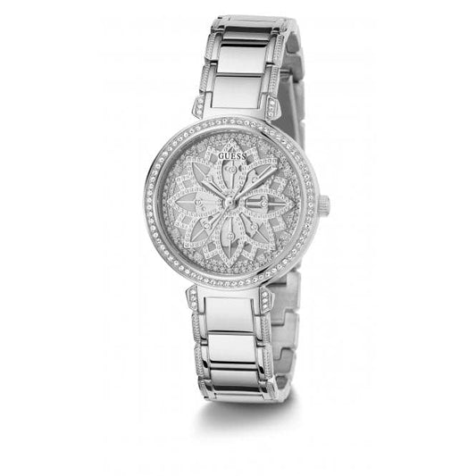 Guess Damenuhr Watches Ladies Lily Stainless Steel Silver Watch Gw0528l1 – GW0528L1