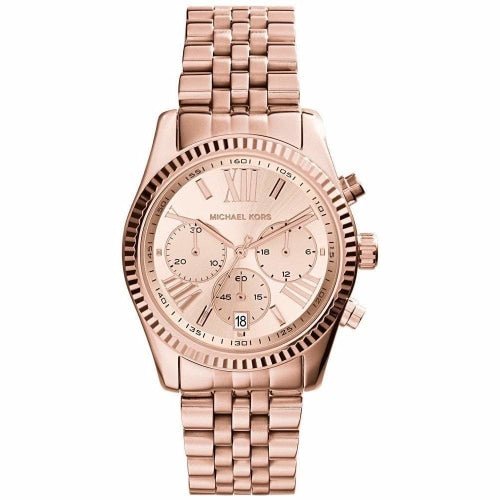 Michael Kors Damenuhr Lexington Ladies Rose Gold Chronograph Watch Mk5569 – MK5569