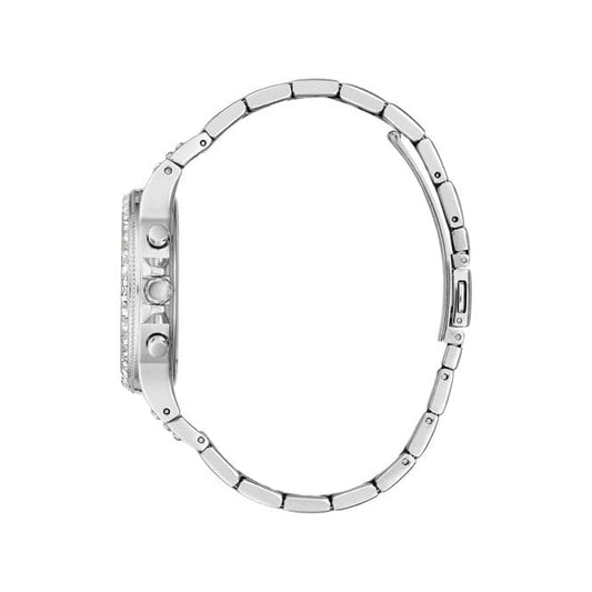 Guess Damenuhr Watches Moonlight Ladies Sport Silver Stainless Steel Watch Gw0320l1 – GW0320L1