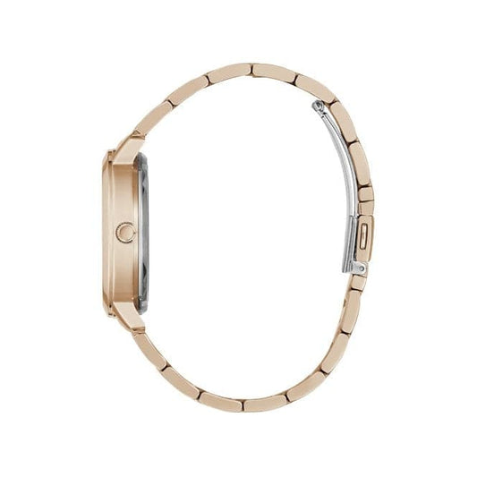 Guess Damenuhr Watches Quattro Clear Ladies Trend Rose Gold Stainless Steel Watch Gw0300l3 – GW0300L3