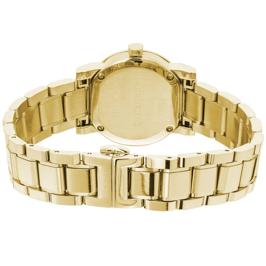 Burberry The City Yellow Damenuhr weißes Zifferblatt BU9203