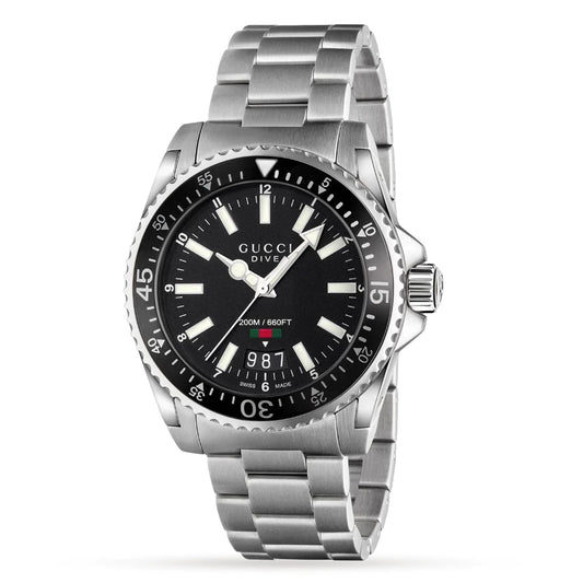 Gucci Herrenuhr Dive Watch 40mm Ya136301a – YA136301A