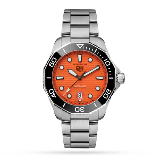 TAG Heuer Herrenuhr Aquaracer Professional 300 43mm Orange Diver Mens Watch – WBP201F.BA0632