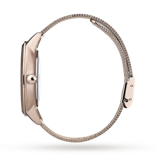 Hugo Boss Damenuhr Womens 1502424 Symphony Gold Tone Mesh Bracelet Watch – HB1502424
