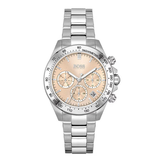Hugo Boss Damenuhr Womens 1502615 Novia Stainless Steel Watch With Champagne Dial – HB1502615