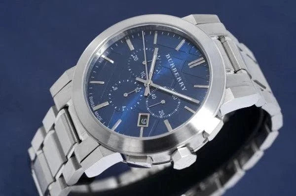 Burberry Herrenuhr The City Blue Chronograph – BU9363