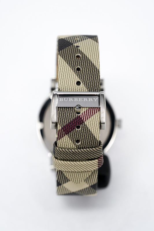 Burberry The City Nova Damenuhr taupefarbenes Zifferblatt mit Datum BU9023