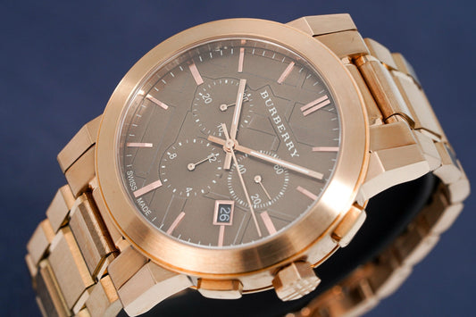 Burberry Herrenuhr The City Rose Chronograph – BU9353