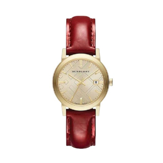 Burberry Damenuhr Quarz mit Lederarmband – BU9140