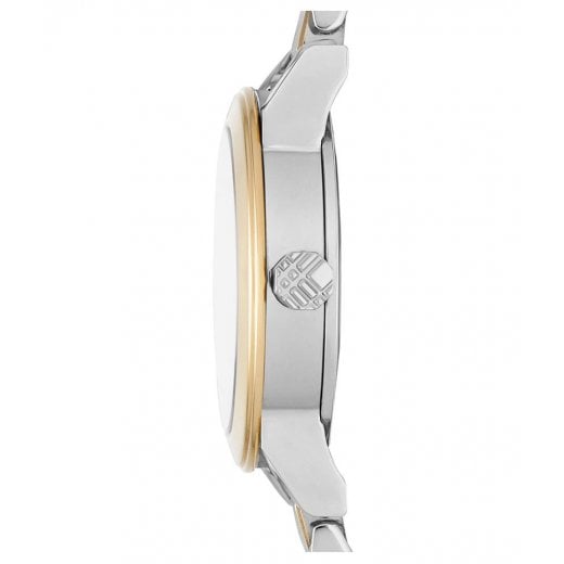 Burberry The City Two Damenuhr goldene Lünette BU9217