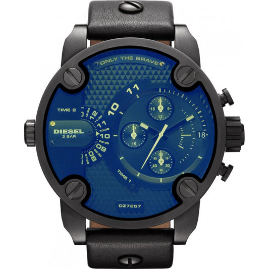 Diesel Herrenuhr Dz7257 Men S Chronograph Little Daddy Blue Black Watch – DZ7257