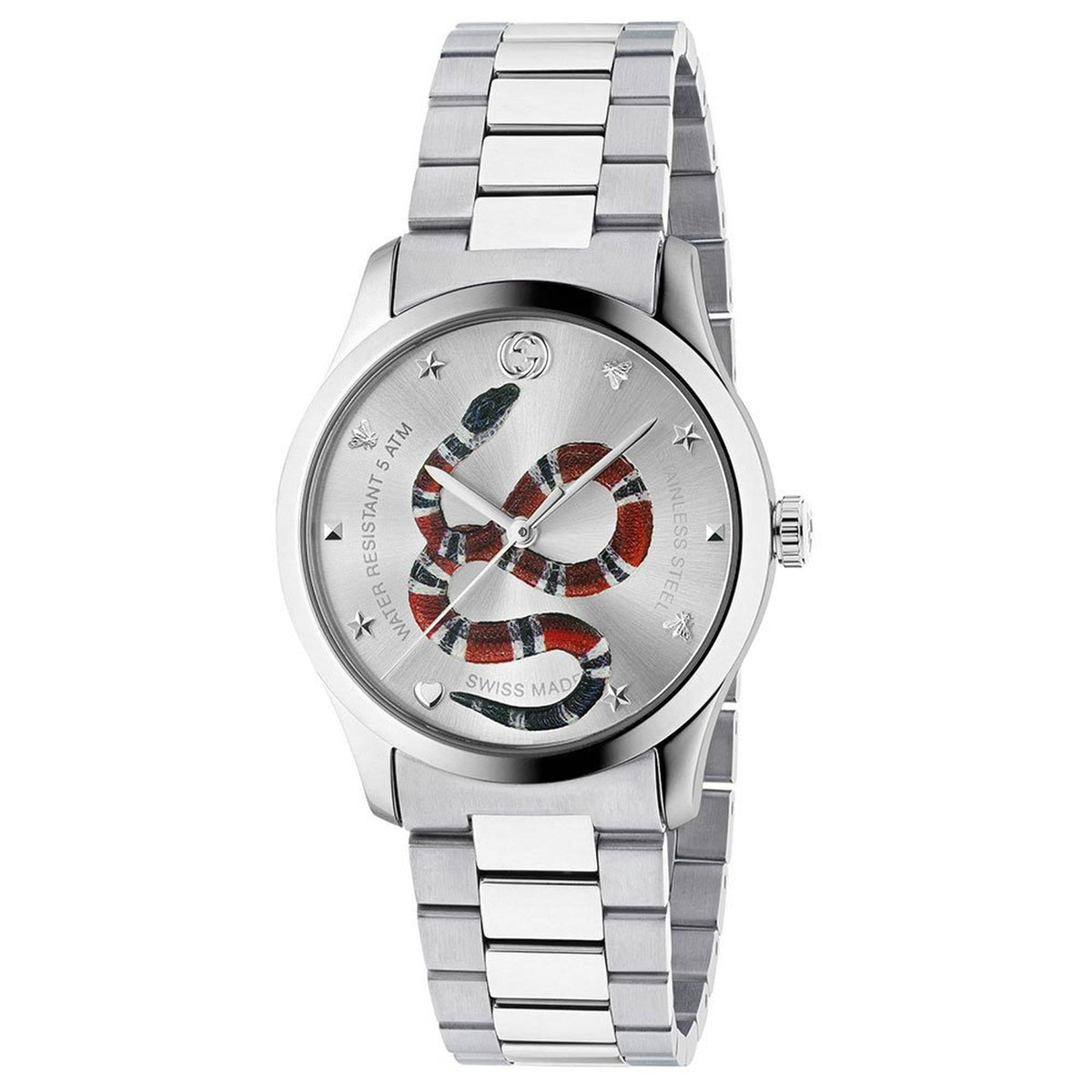 Gucci Herrenuhr G Timeless Snake Mens Watch Ya1264076 – YA1264076