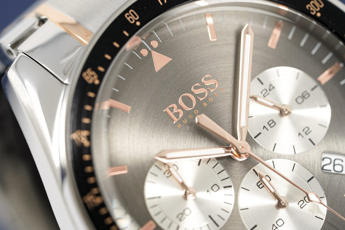 Hugo Boss Herrenuhr Men S Watch Chronograph Trophy Grey Hb1513634 – HB1513634