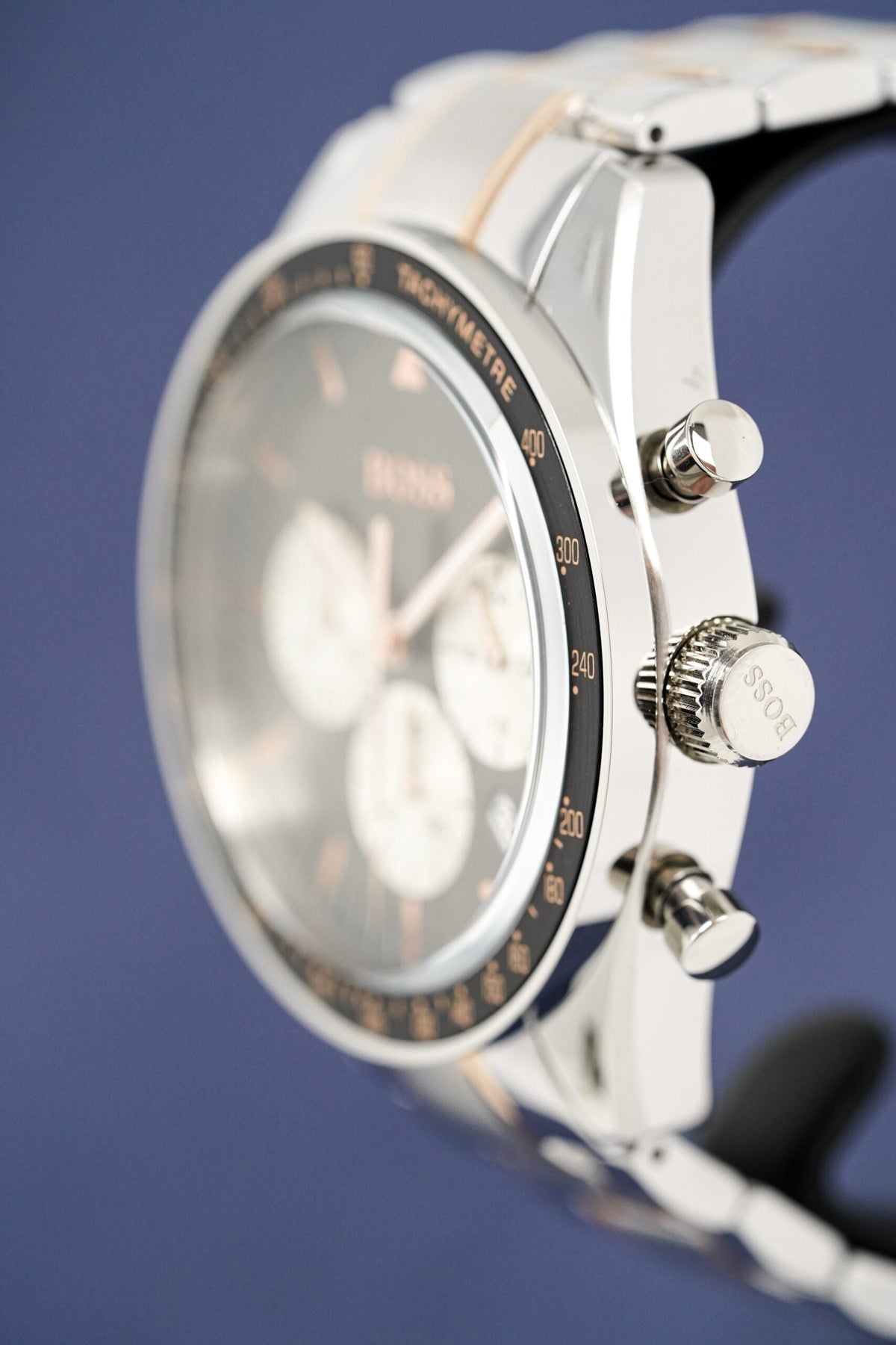 Hugo Boss Herrenuhr Men S Watch Chronograph Trophy Grey Hb1513634 – HB1513634