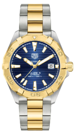 TAG Heuer Damenuhr Aquaracer Calibre 5 Blue Dial Two Tone Steel Strap Watch For Women Wbd2120 Bb0930 – WBD2120.BB0930