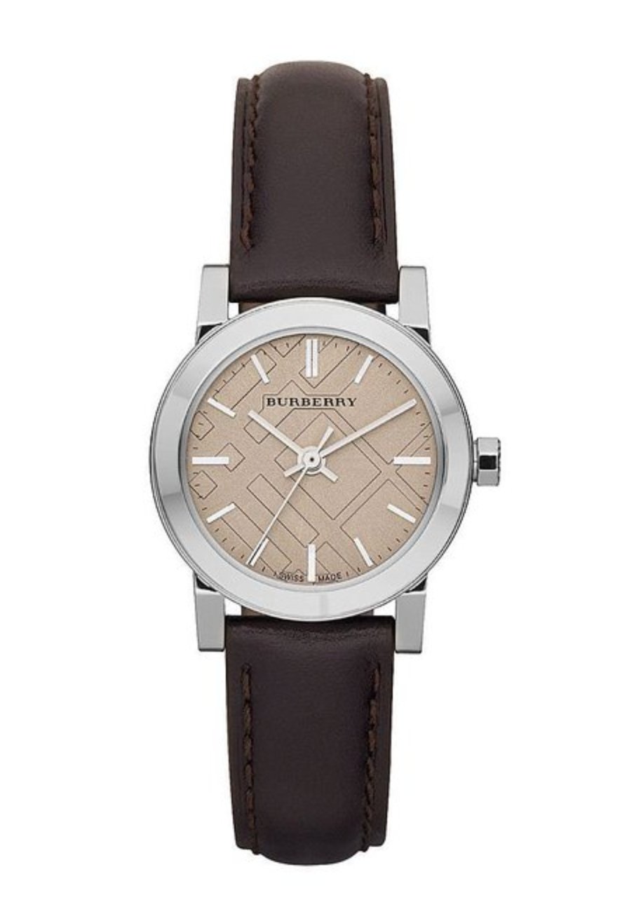 Burberry The City Nova Damenuhr taupefarbenes Zifferblatt BU9208
