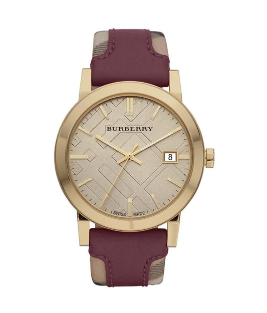 Burberry Damenuhr The City Check Quarz – BU9017