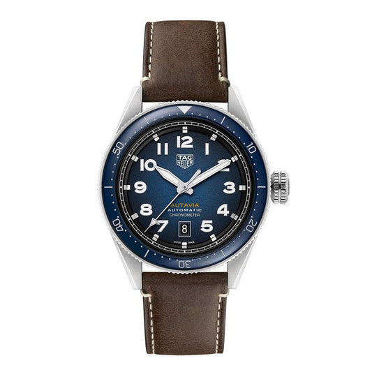 TAG Heuer Herrenuhr Autavia Automatic Chronometer Mens Watch 2 – WBE5116.FC8266