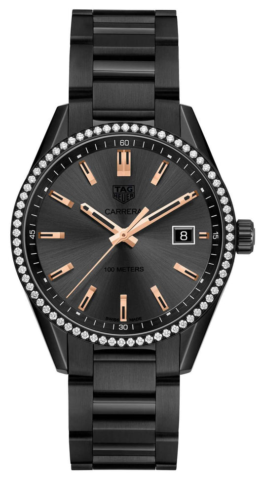 TAG Heuer Damenuhr Carrera Quartz 39mm Watch For Women War1115 Ba0602 – WAR1115.BA0602