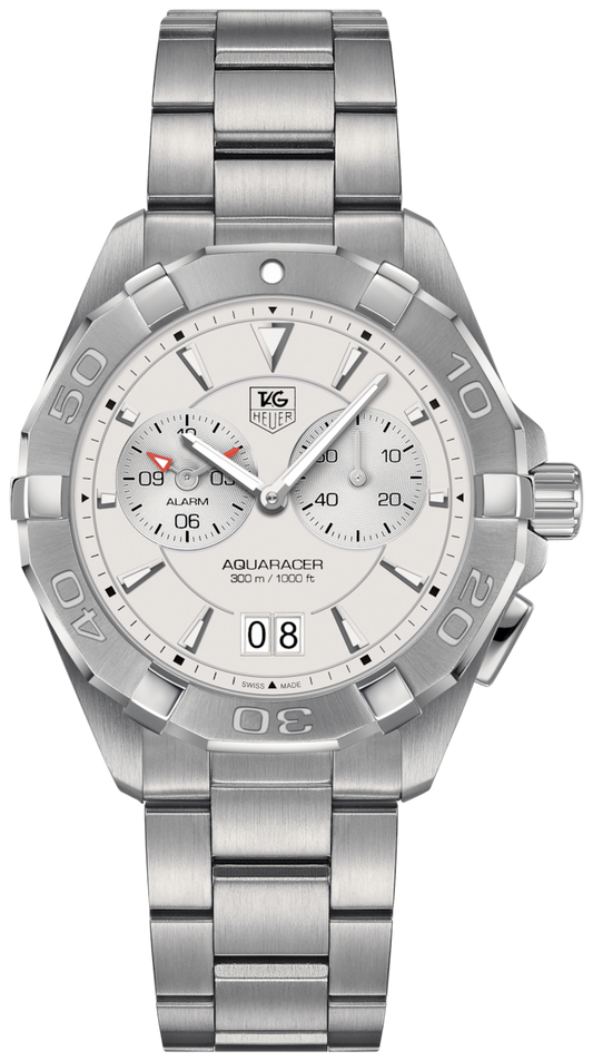 TAG Heuer Herrenuhr Aquaracer White Dial Watch For Men Way111y Ba0928 – WAY111Y.BA0928