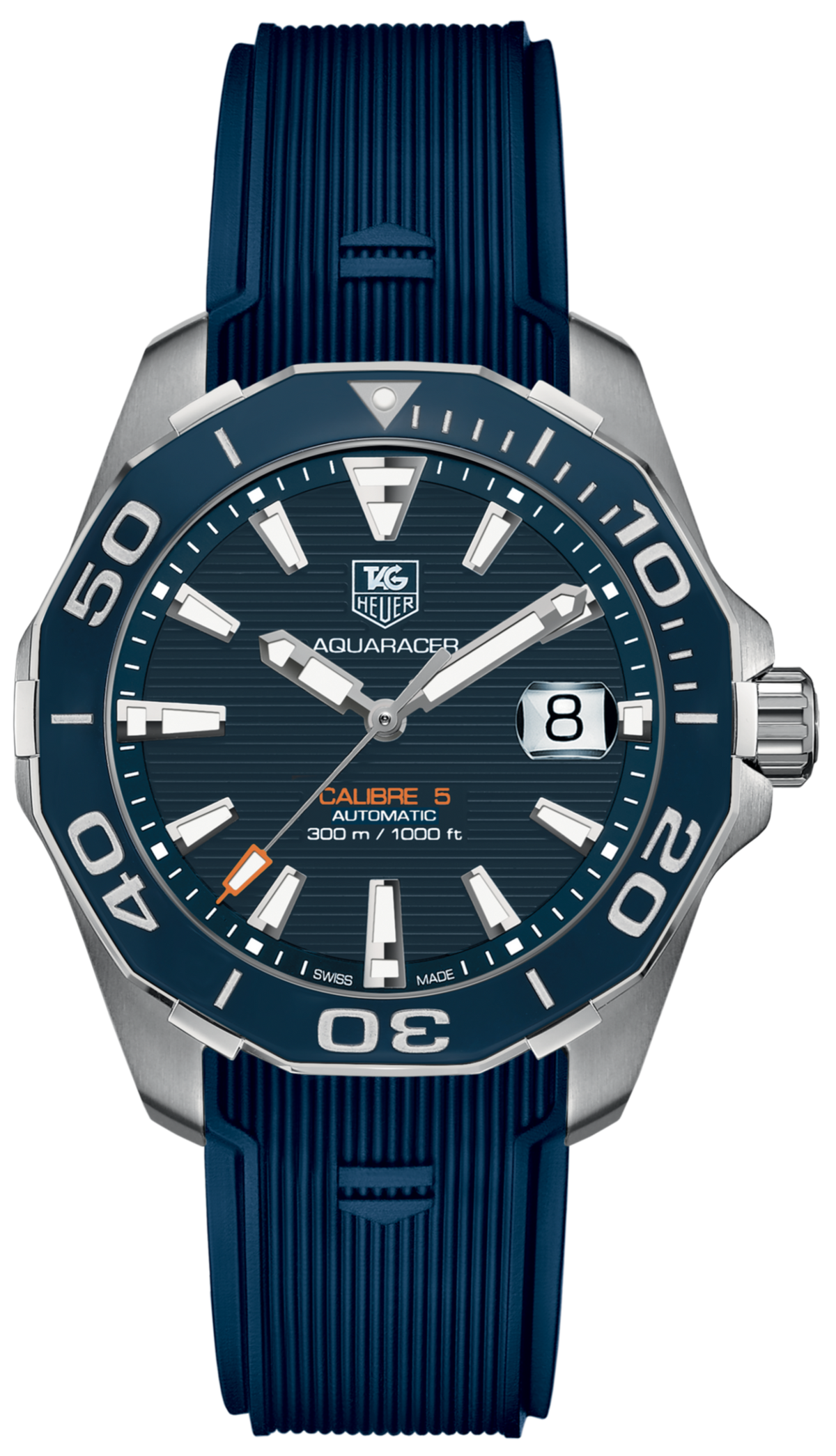 TAG Heuer Herrenuhr Aquaracer Blue Dial Watch For Men Way211c Ft6155 – WAY211C.FT6155