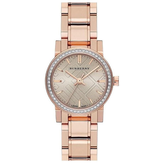 Burberry The City Diamond Damenuhr Quarz Edelstahlarmband BU9225