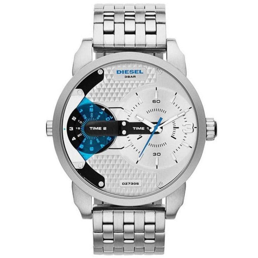 Diesel Herrenuhr Dz7305 Men S Mini Daddy Silver Watch – DZ7305