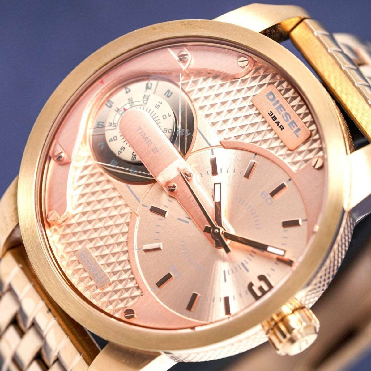 Diesel Herrenuhr Dz7318 Men S Mini Daddy Rose Gold Watch – DZ7318