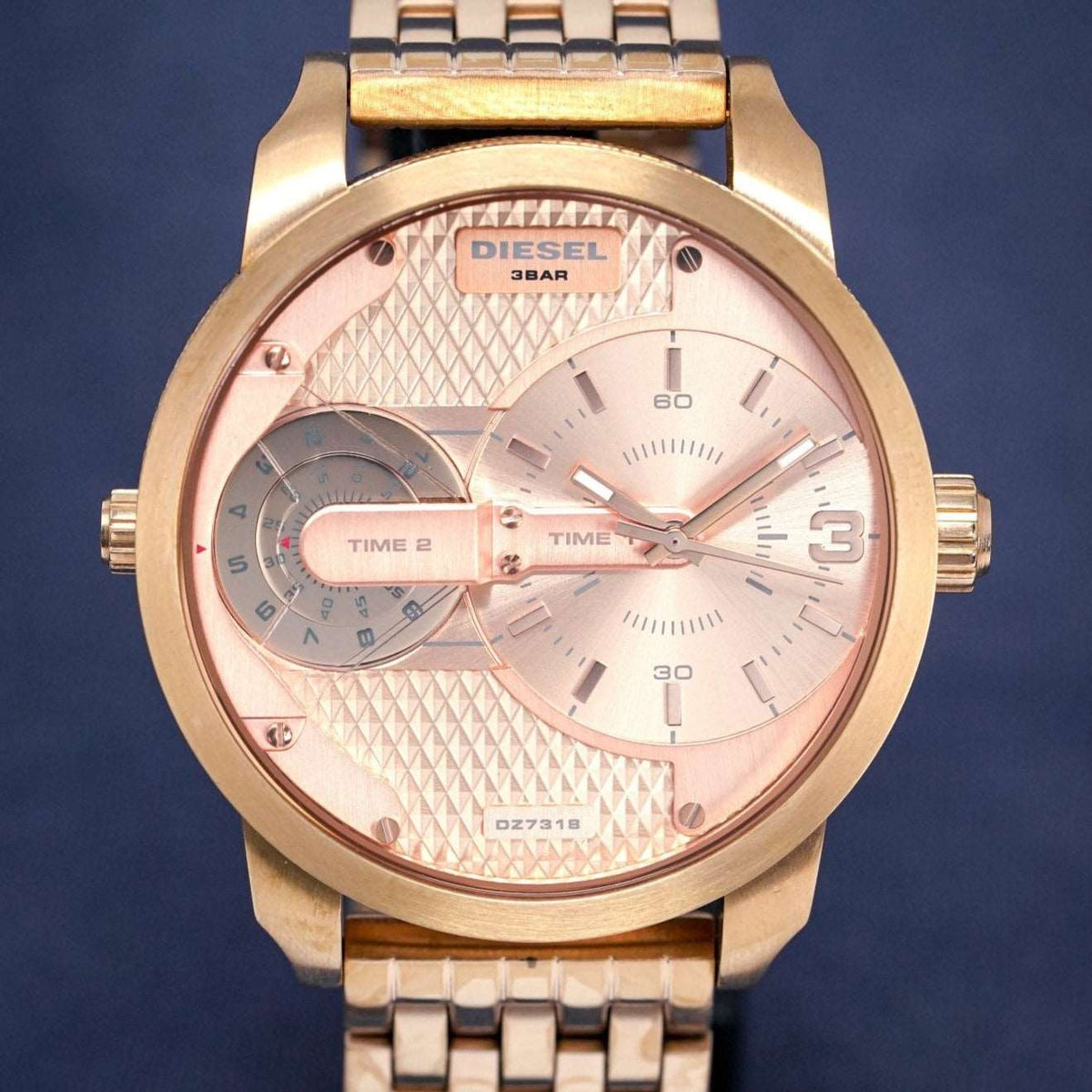 Diesel Herrenuhr Dz7318 Men S Mini Daddy Rose Gold Watch – DZ7318