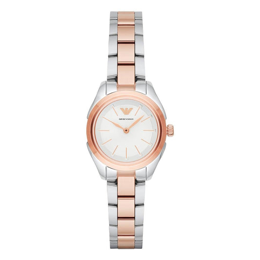 Emporio Armani Damenuhr Ar11029 Ladies Rose Gold Two Tone Watch – AR11029