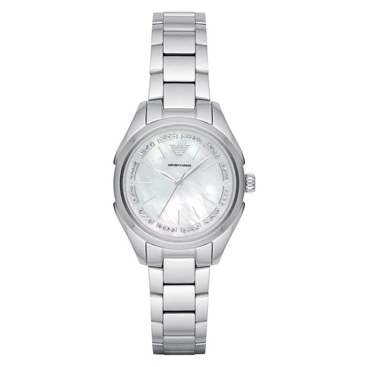 Emporio Armani Damenuhr Ar11030 Ladies Valeria Silver Watch – AR11030