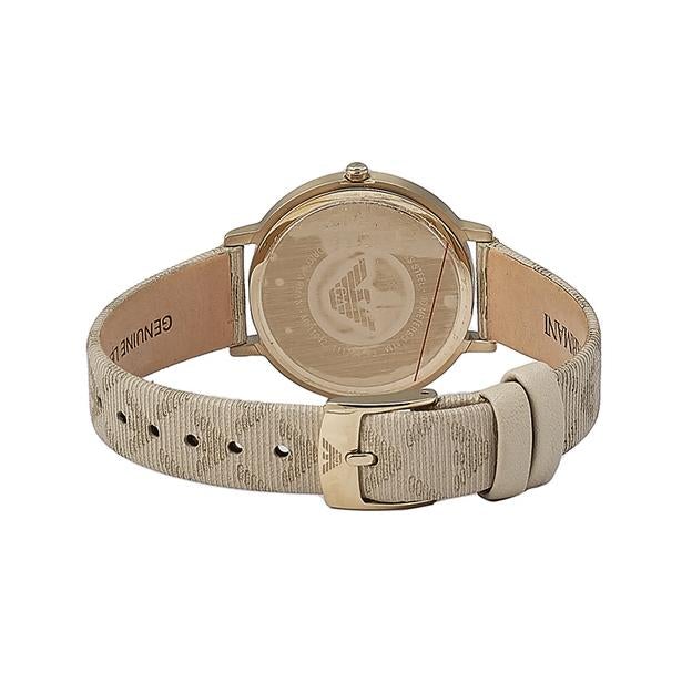 Emporio Armani Damenuhr Ar11042 Ladies Beige Watch – AR11042