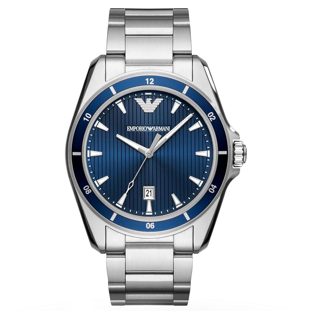 Emporio Armani Herrenuhr Ar11100 Men S Sigma Blue Watch – AR11100