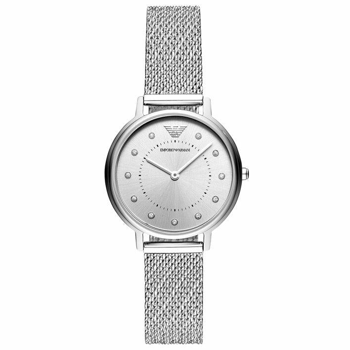 Emporio Armani Damenuhr Ar11128 Ladies Silver Watch – AR11128