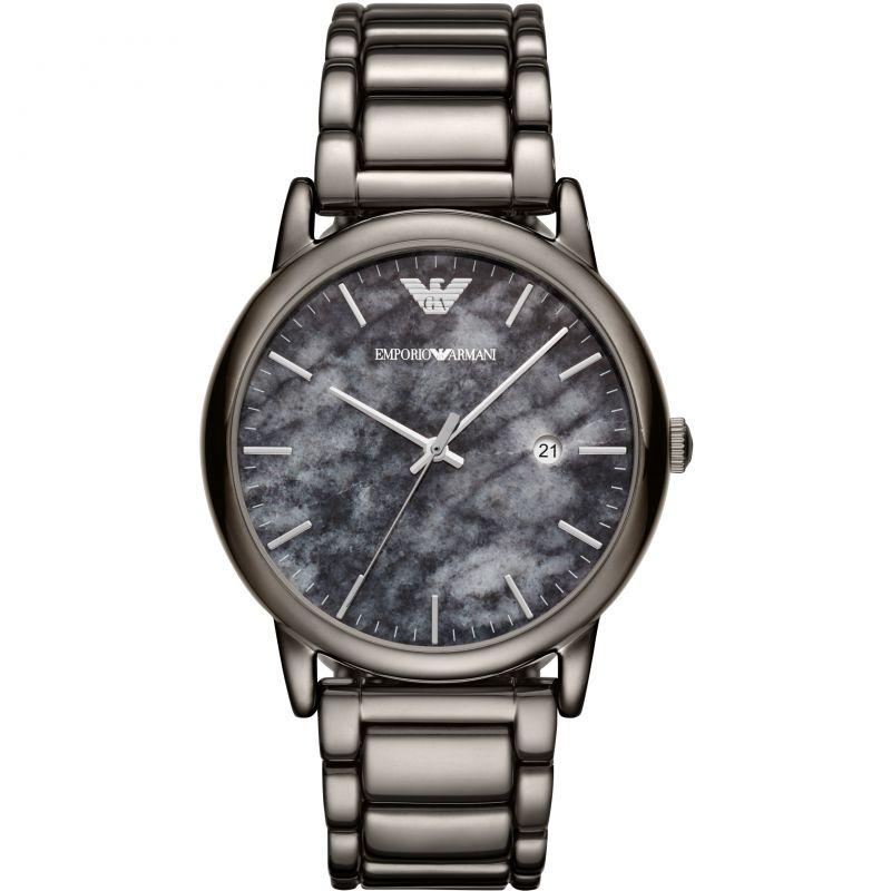 Emporio Armani Herrenuhr Ar11155 Men S Luigi Blue Marble Watch – AR11155