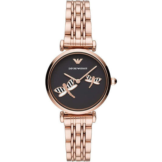Emporio Armani Damenuhr Ar11206 Ladies Gianni T Bar Rose Gold Watch