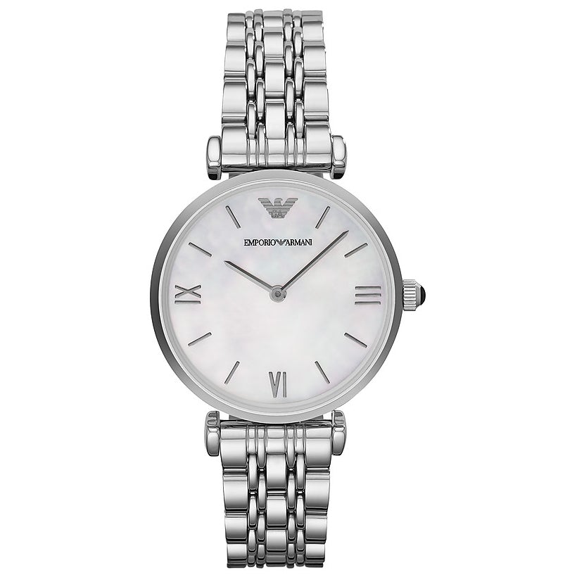 Emporio Armani Damenuhr Ar1682 Ladies Silver Watch – AR1682