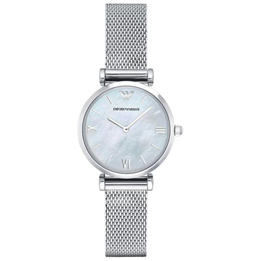 Emporio Armani Damenuhr Ar1955 Ladies Mother Of Pearl Watch – AR1955