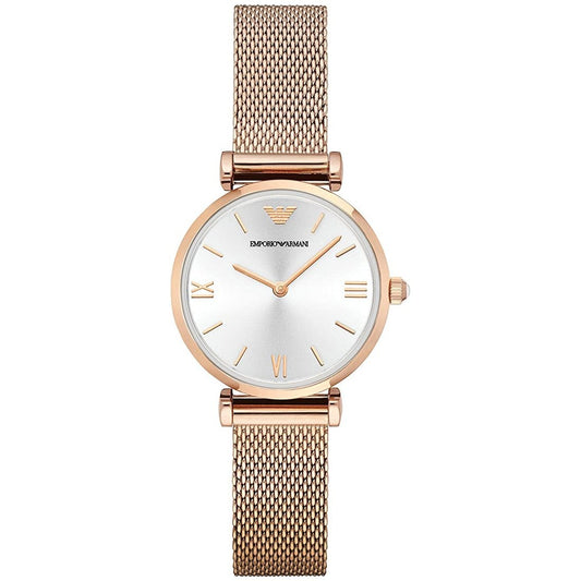 Emporio Armani Damenuhr Ar1956 Ladies Gianni T Bar Rose Gold Watch – AR1956