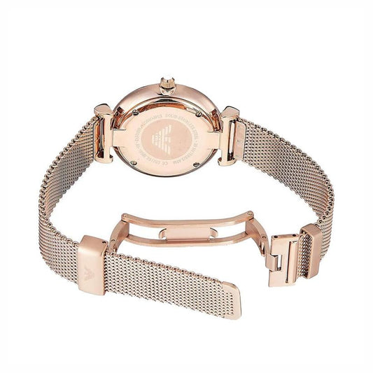 Emporio Armani Damenuhr Ar1956 Ladies Gianni T Bar Rose Gold Watch – AR1956