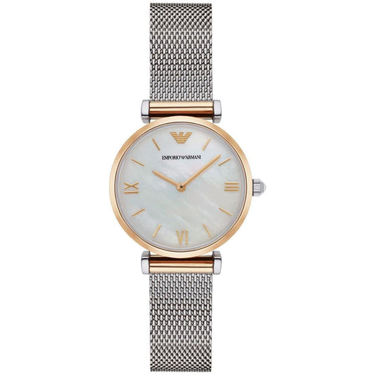 Emporio Armani Damenuhr Ar2068 Ladies Mother Of Pearl Watch – AR2068