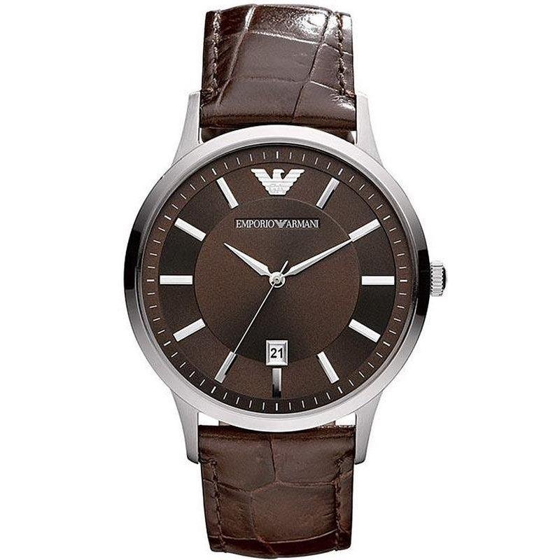 Emporio Armani Herrenuhr Ar2413 Men S Renato Brown Watch – AR2413