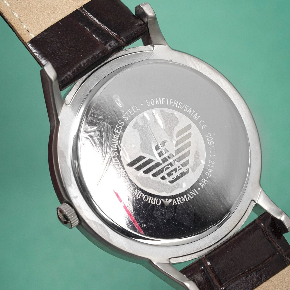 Emporio Armani Herrenuhr Ar2413 Men S Renato Brown Watch – AR2413