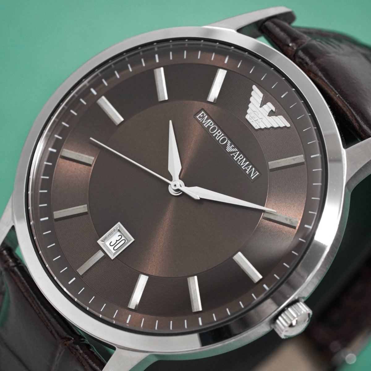 Emporio Armani Herrenuhr Ar2413 Men S Renato Brown Watch – AR2413