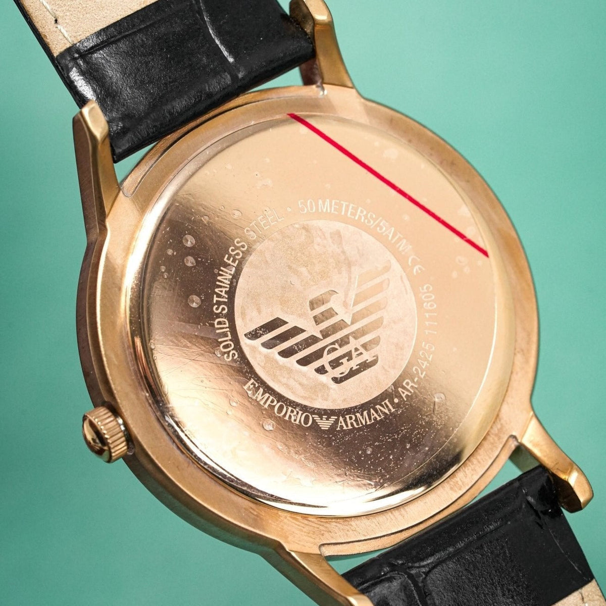 Emporio Armani Herrenuhr Ar2425 Men S Renato Rose Gold Pvd Watch – AR2425