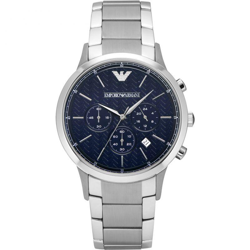 Emporio Armani Herrenuhr Ar2486 Men S Renato Blue Watch – AR2486